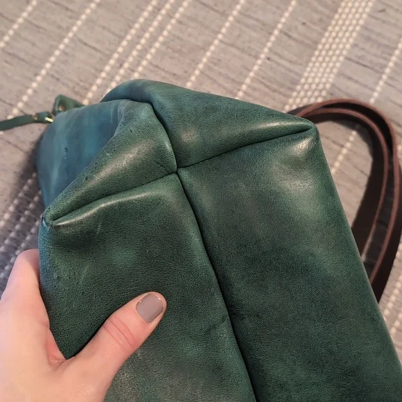 Portland Leather Oversized Zipper Tote - Surf - Picture 3 of 7